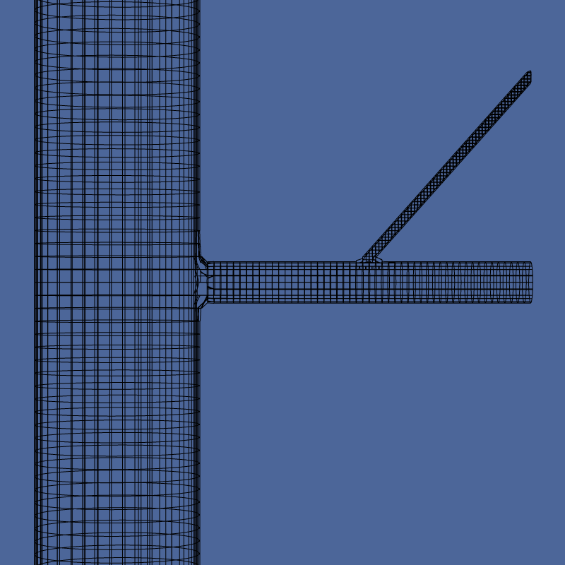 Each branch is at a different level