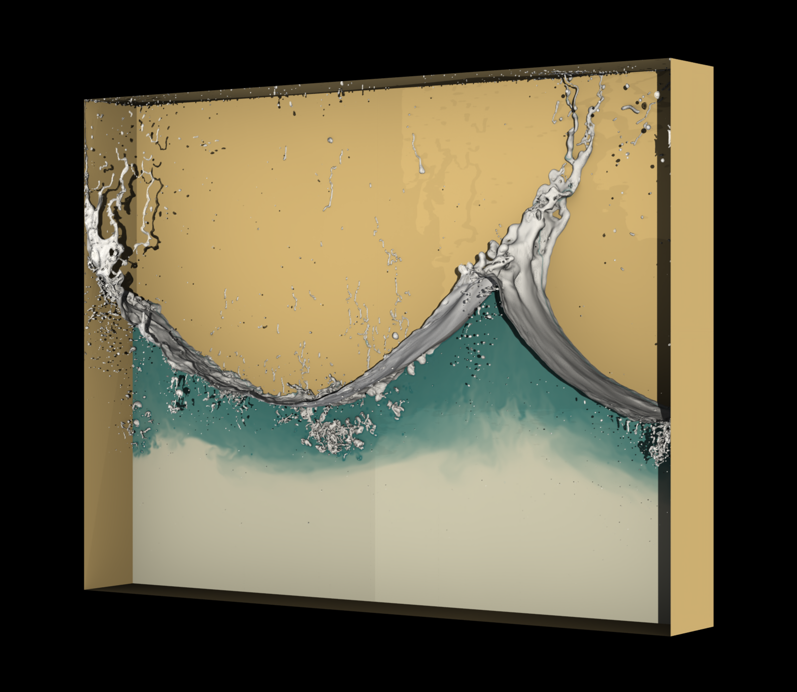 Faraday waves in rectangular containers by Andrés Castillo-Castellanos