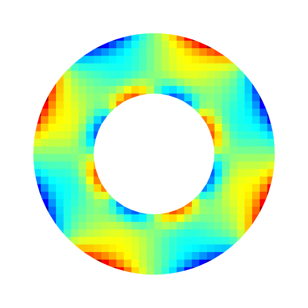 Pressure field for l=5