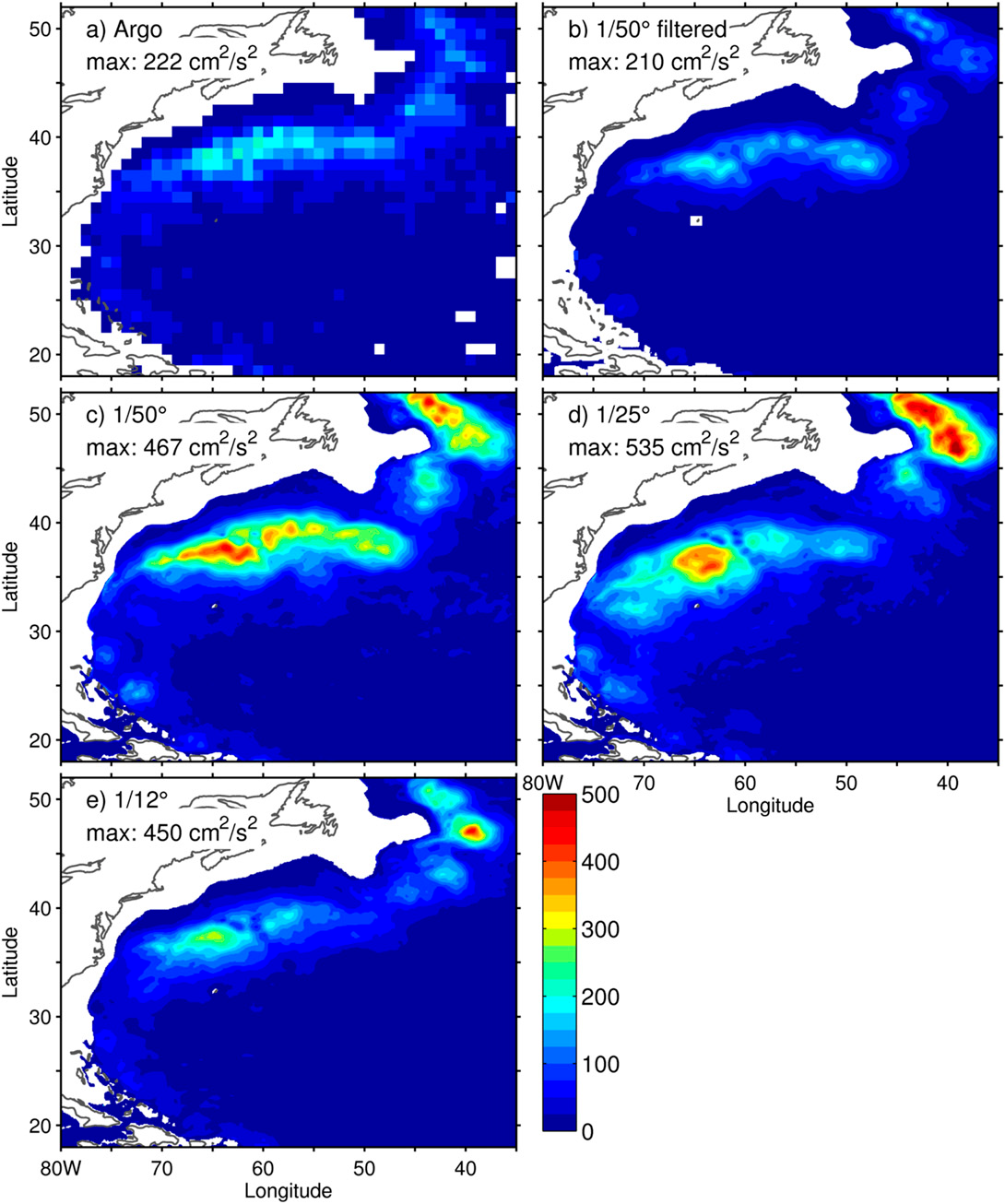 EKE at 1000 m from Chassignet & Xu, 2017, fig. 18